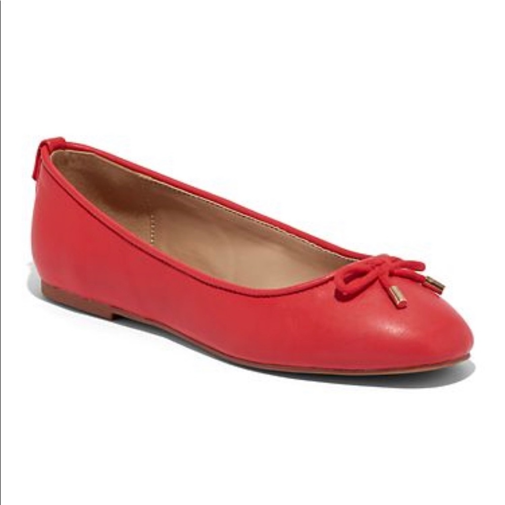 Red Bow Ballet Flat NWT
